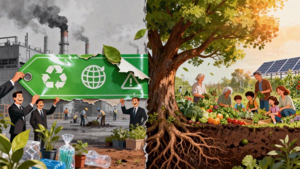 Quando o "Verde" É Só Maquiagem: O Perigo da Falsa Sustentabilidade