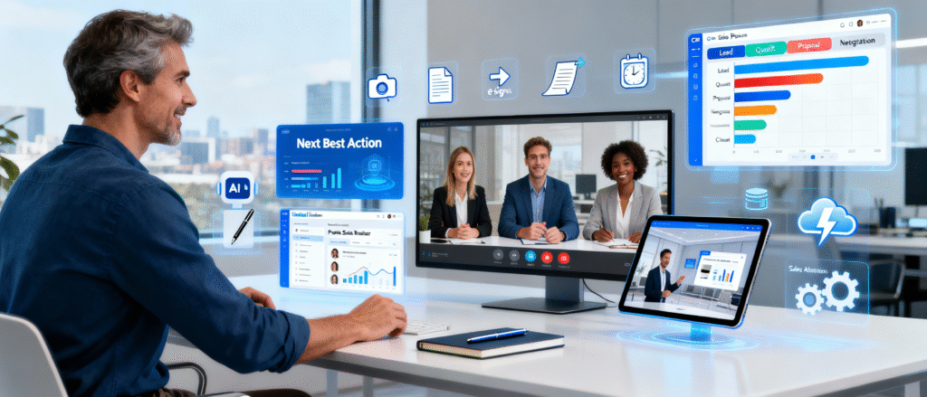 stack de vendas moderno