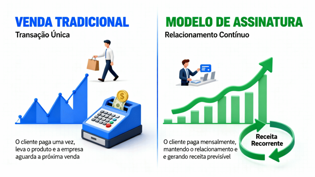 A revolução silenciosa que transformou compra em mensalidade