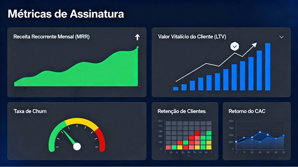 Empresas de assinatura vivem e morrem por métricas específicas