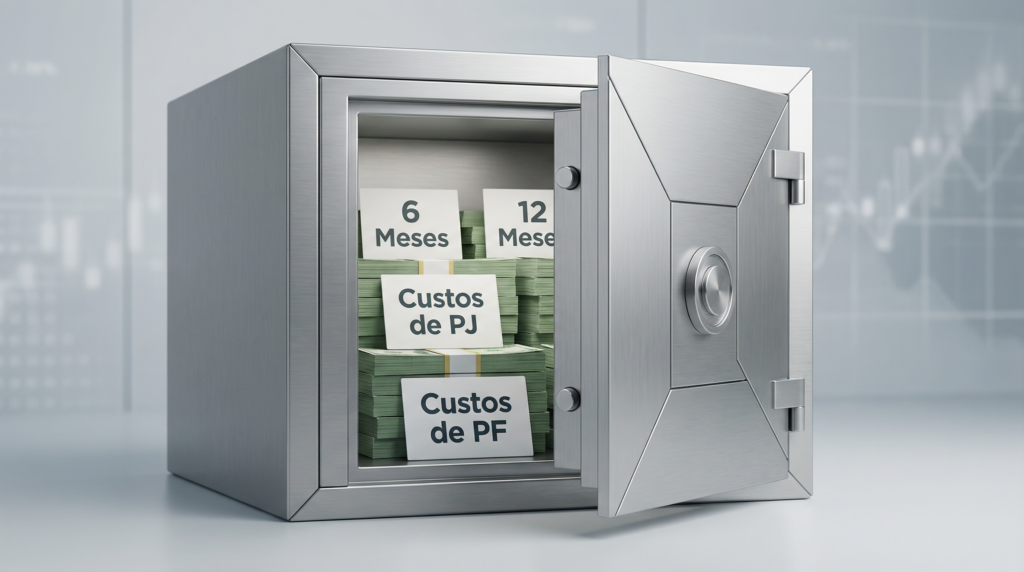 reserva de emergência sólida: organização financeira