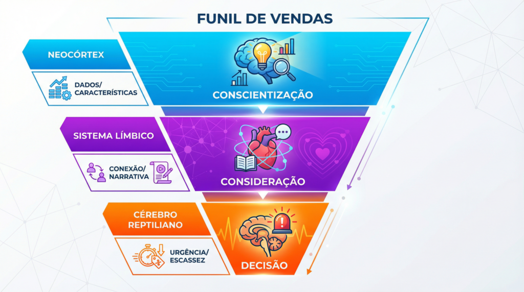neurovendas: funil de vendas e gatilhos cerebrais