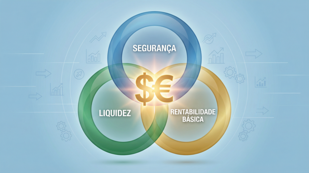reserva de emergência sólida: segurança liquidez e rentabilidade basica