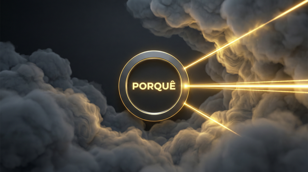 Clareza e estrategia, circulo dourado de simon Sinek